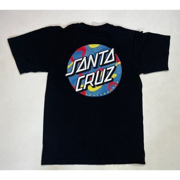 Santa Cruz Skateboard Graphic T-shirt Women Adult Small Black Short Sleeve - Picture 1 of 6